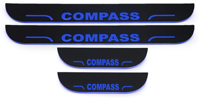 CARMART CCar door LED footstep Matrix moving light scuff sill plate guards for compass Door Sill Plate