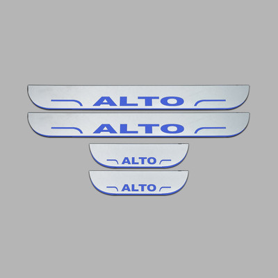 NATIONAL AUTO CCar door LED footstep Non Matrix scuff sill plate suitable for Alto Door Sill Plate