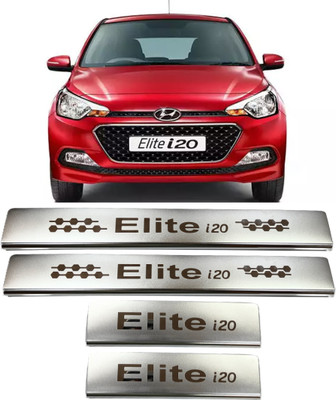 EMPICA ELITE I20 2014 Sill Plate/Door Foot Step Plate Stainless Steel(Set of 4 Pcs) Door Sill Plate