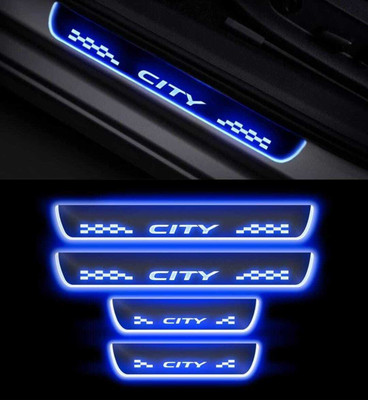 RohanEshop Honda City ivtec car door foot step led sill scuff plate Door Sill Plate