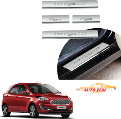 AutoZeal Stainless Steel Door Sill Plates/Foot Steps Scuff Plates for Figo All Models Door Sill Plate