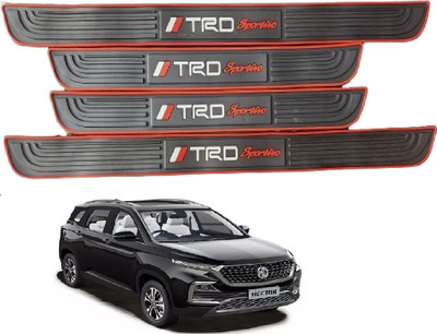surestrive TRD LOGO Design Silicone Rubber Black with Red for Hector All Model Door Sill Plate