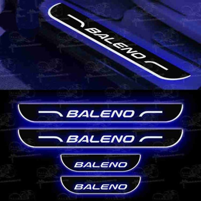 Starleo Baleno footstep plate (Black) Door Sill Plate