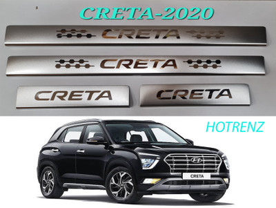 HOTRENZ STAINLESS STEEL DOOR SILL PLATE FOR HYUNDAI CRETA Door Sill Plate