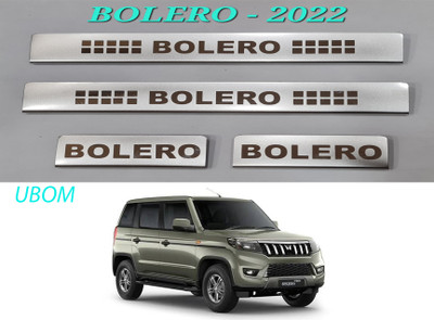 Ubom STAINLESS STEEL DOOR SILL PLATE FOR MAHINDRA BOELRO NEO Door Sill Plate