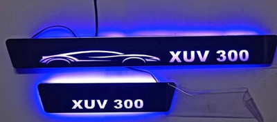 NATIONAL AUTO XUV-300 Sill Plate/Door Foot Step in BLUE LIGHT . (Set of 4 Pcs) Door Sill Plate