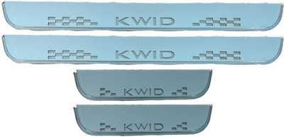 CARMOD Kwid car door foot step led scuff sill plate (Blue) Door Sill Plate Door Sill Plate