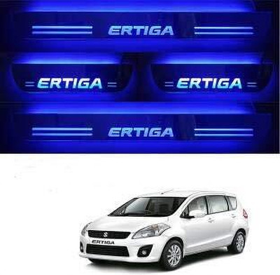 Ds enterprise Door Acrylic Plates with Light For Maruti Suzuki Ertiga All Models - Set of 4PCS Door Sill Plate