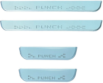 JUST MOD Tata Punch car door foot step led sill plate 4pcs Door Sill Plate Door Sill Plate