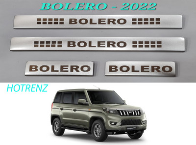 HOTRENZ STAINLESS STEEL DOOR SILL PLATE FOR MAHINDRA BOLERO 2022 Door Sill Plate