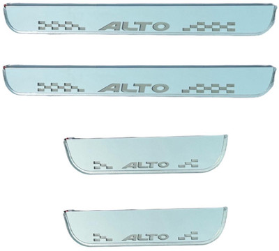 Xtreme Alto Car Door Foot Step Sill Plate with Chrome Finish LED Car Sill Plate Door Sill Plate