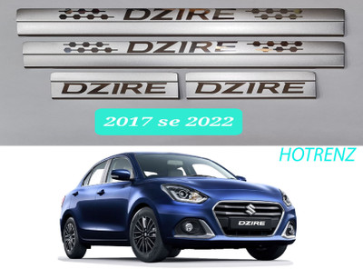 HOTRENZ STAINLESS STEEL DOOR SILL PLATE FOR MARUTI DZIRE 2017 SE 2022 Door Sill Plate