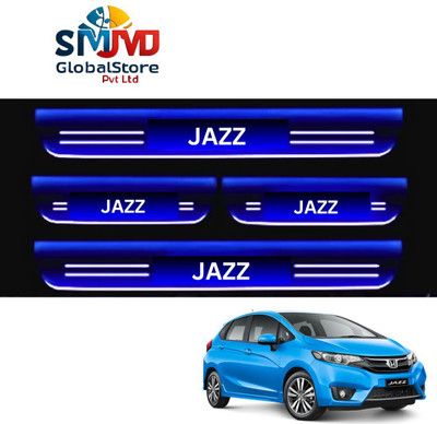 Smjmd Global Store Car Door Blue Led Sill Plate For All Cars Model Of Jazz Door Sill Plate