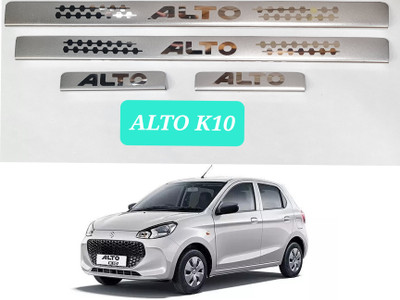 HOTRENZ STAINLESS STEEL DOOR SILL PLATE FOR MARUTI ALTO K10 Door Sill Plate