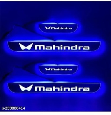 NATIONAL AUTO MAHINDRA Sill Plate/Door Foot Step in BLUE LIGHT . (Set of 4 Pcs) Door Sill Plate
