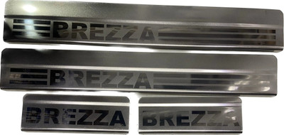 Nationals Auto NEW-FOR BREZZA 2022 FACELIFT Door Sill Plate