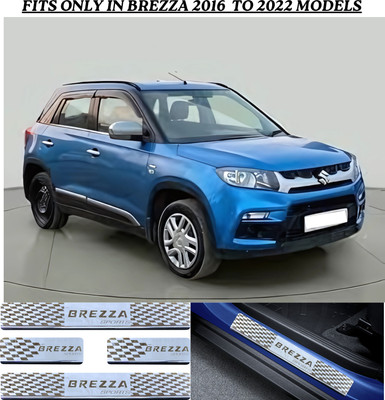 Addition Maruti Suzuki Brezza (2016–2022) Premium Door Sill – Sleek Protection Door Sill Plate