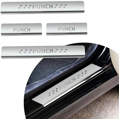 CARSHADE tata punch Foot Step Compatible For All Models Door Sill Plate