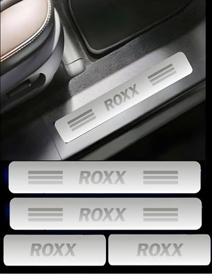 NATIONAL AUTO Sill Plate/Door Foot Step in Stainless Steel. For ROXX (Set of 4 Pcs) Door Sill Plate
