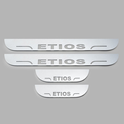 Auto Car door LED footstep Non Matrix sill plate guards suitable for etios Door Sill Plate