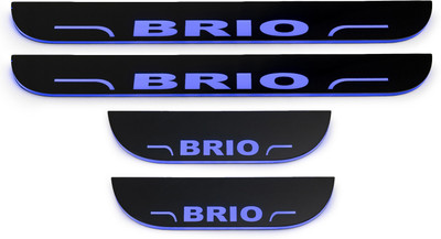 CARMART CCar door LED footstep Matrix moving light scuff sill plate guards for brio Door Sill Plate