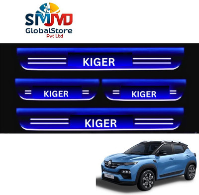 Smjmd Global Store Car Door Blue Led Sill Plate For All Cars Model Of Kiger Door Sill Plate