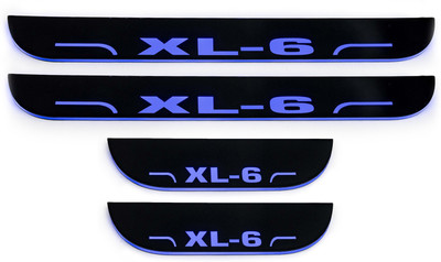 NATIONAL AUTO CCar exterior door led foot step scuff sill plate XL-6 Door Sill Plate
