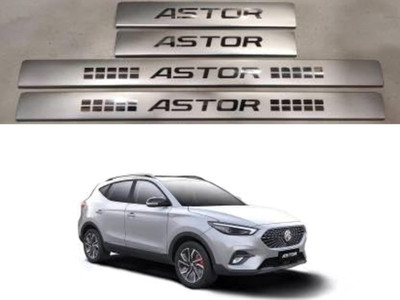 NATIONAL AUTO ASTOR Sill Plate/Door Foot Step in Stainless Steel. (Set of 4 Pcs) Door Sill Plate