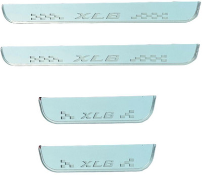 Xtreme XL6 Car Door Foot Step Sill Plate with Chrome Finish LED Car Sill Plate Door Sill Plate