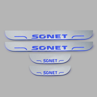 NATIONAL AUTO CCar door LED footstep Non Matrix sill plate guards suitable for sonet Door Sill Plate