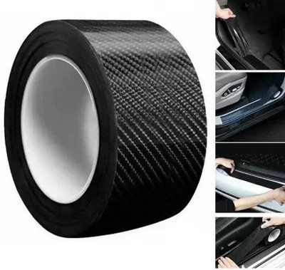 siwan Carbon Fiber Car Sticker Anto Door Trunk Protective Strip Auto Door Threshold Door Sill Plate