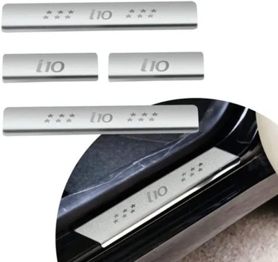 INDMOTIVE DOOR SILL GAURD FOR i10
 /FOOTPATI/FOOTSTEP/PROTECTOR (SET OF 4 ) Door Sill Plate