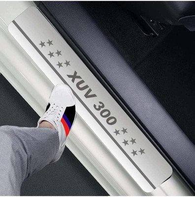INDMOTIVE XUV 300 CAR FOOT STEP /SILL PLATE /FOOT PATTI / XUV300 DOOR SILL GUARD Door Sill Plate