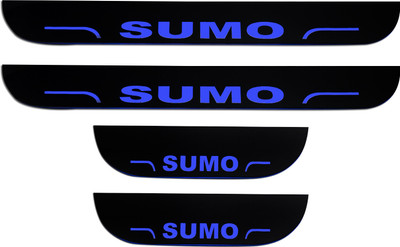 CARMART CCar door LED footstep Matrix moving light scuff sill plate guards for sumo Door Sill Plate