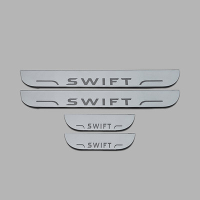 COLOURLINE Car door LED footstep Non Matrix scuff sill plate suitable for Swift Door Sill Plate