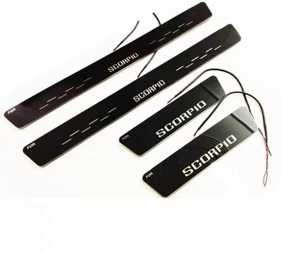 NATIONAL AUTO SCORPIO Sill Plate/Door Foot Step in BLUE LIGHT . (Set of 4 Pcs) Door Sill Plate