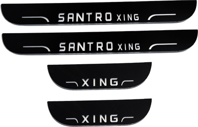 Nationals Auto NEW-CCar door LED footstep Non Matrix scuff sill plate guards for santroxing Door Sill Plate