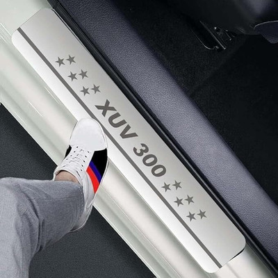 CARXTREME Mahindra XUV 300 Foot Step Compatible For All Models (4 Pcs) Door Sill Plate