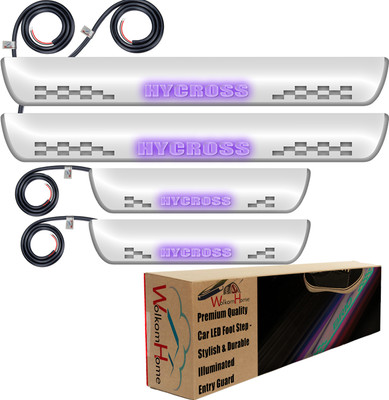WolkomHome car Door Foot Step led sill Plate Illuminated Door Protector Step Light Fs63 Door Sill Plate