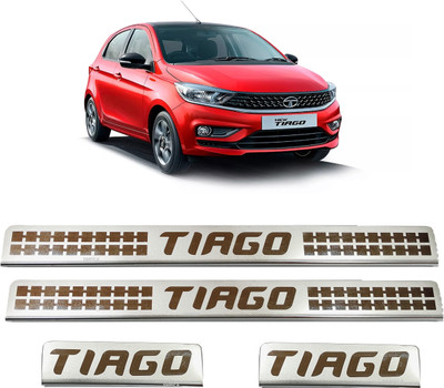 EMPICA TIAGO 2020 Sill Plate/Door Foot Step Scuff Plate Stainless Steel(Set of 4 Pcs Door Sill Plate