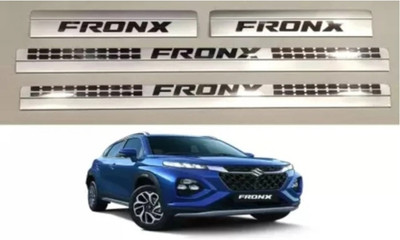 NATIONAL AUTO FRONX Sill Plate/Door Foot Step in Stainless Steel. (Set of 4 Pcs) Door Sill Plate