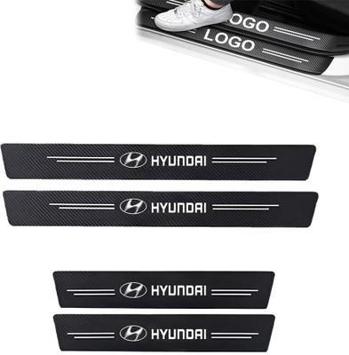 carfrill Carbon Fibre Car Door Sill Protector Sport Threshold Anti-Scratch Sticker Door Sill Plate