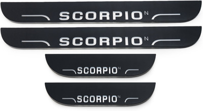 NATIONAL AUTO CCar exterior door led foot step scuff sill plate Scorpio N Door Sill Plate