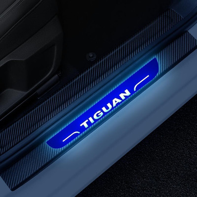 NATIONAL AUTO CCar exterior door led foot step scuff sill plate Tiguan Door Sill Plate