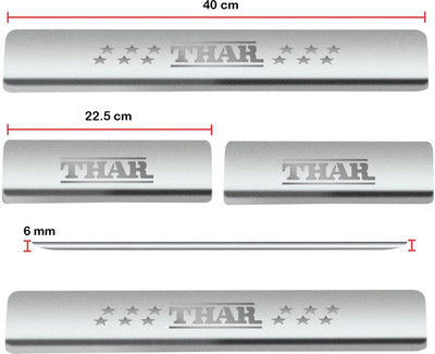 Goodzup Mahindra Thar Still Plate Door Sill Plate