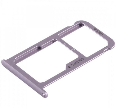 spareology Sim Card Tray(Compatible With Honor P9 Plus Grey)