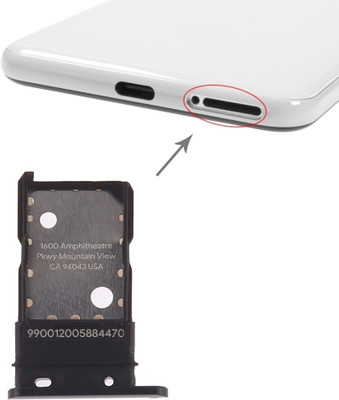 Spares4ever Sim Card Tray(Compatible With Google Pixel 3 Black)