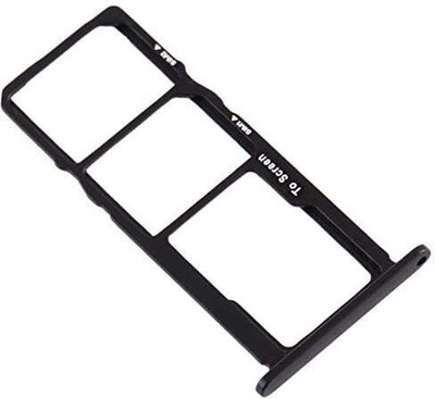 spareology Sim Card Tray(Compatible With Nokia 3.4 Black)
