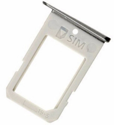 Boom Sim Card Tray(Compatible With Replacement Part for Samsung Galaxy S6 Edge (Silver))
