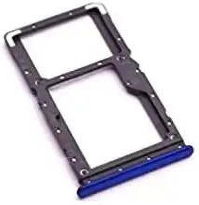 spareology Sim Card Tray(Compatible With Mi Note 7 Pro : Blue)